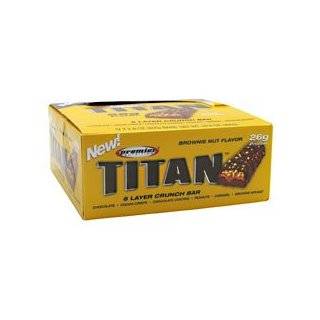 Premier Nutrition Titan Bar, Brownie Nut, 2.8 oz. each, 12 Count