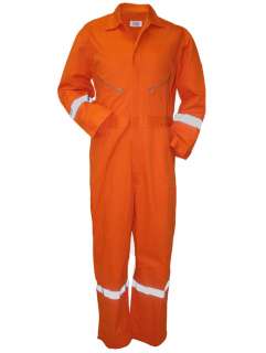 Walls Mens Work Long Sleeved Coveralls Safety Tape  
