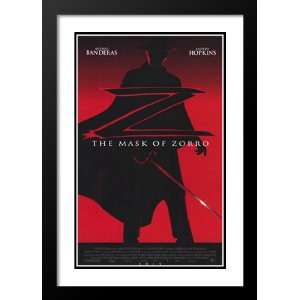 The Mask of Zorro 32x45 Framed and Double Matted Movie Poster   Style 