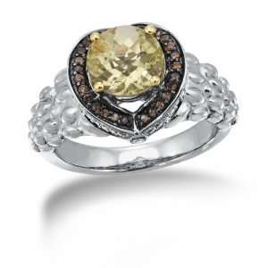    Matisse, Sterling Silver, Lemon Quartz Gemstone Ring Jewelry