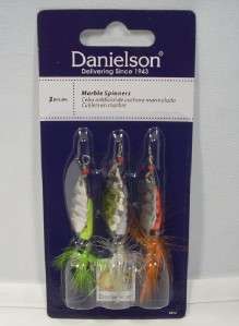 Package of 3 Danielson Assorted Marble Spinners NEW  