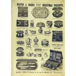  Mappin Webb Christmas Presents Silver Advert 1890