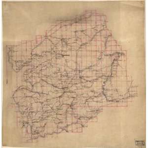  1860 Map Montgomery Co. Va
