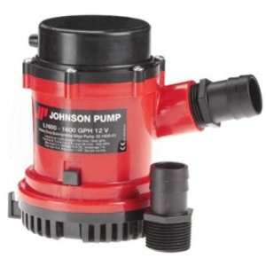 Johnson Pump 1600 Gph Bilge Pump 1 1/8 Hose 12V.:  Sports 