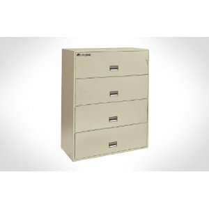  Sentry Safes 4L4310 Lateral 4 Drawer 43 Inch Wide Fire File Safe 