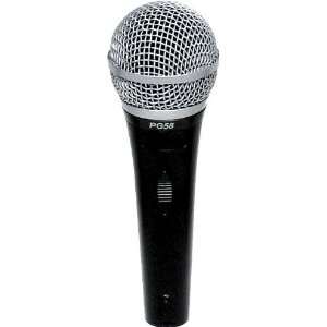 Shure PG58 LC Vocal Dynamic Microphone, Cardioid