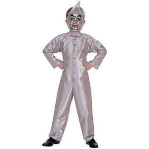  Wizard of Oz   Tin Man with PVC Mask Child Halloween Costume 