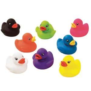   Baby Ducks Bath Squirties 8 Packed In A Vinyl Zip Bag, Colors May Vary