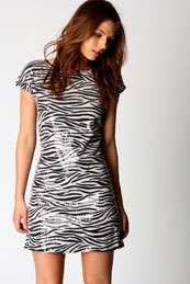 Product Reviews and Ratings   Evening Dresses   Lila Sequin Zebra 
