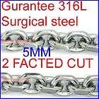 Mens Black 316L Stainless Steel Greek Bar Necklace  