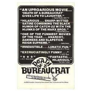  Death of a Bureaucrat Original Movie Poster, 23 x 35 