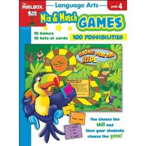   Match Games Language Arts Gr 4 By The Education Center: Toys & Games