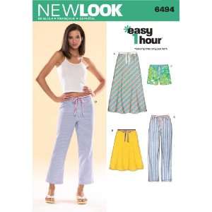 New Look Sewing Pattern 6494 Misses Pants, Size A (10 12 14 16 18 20 
