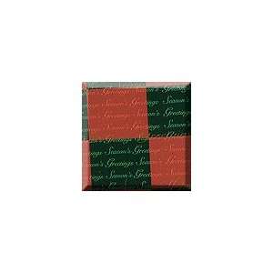     24 X 100 Red & Green Patchwork Gift Wrap: Health & Personal Care