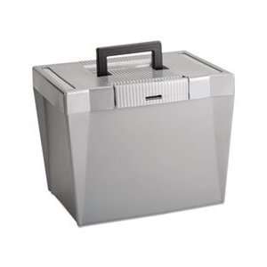  Portable File Storage Box, Letter, Plastic, 14 7/8 x 11 3 