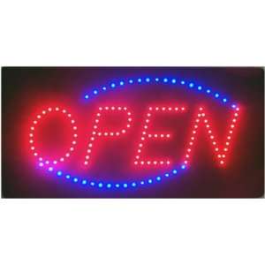  Led Open Sign 25*14 Animated Motion Bright As Neon 