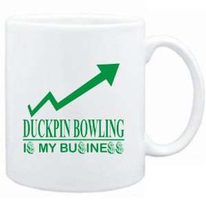  Mug White  Duckpin Bowling  IS MY BUSINESS  Sports 