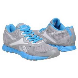 Athletics Reebok Womens VibeTrain Low Grey/Blue/White Shoes 