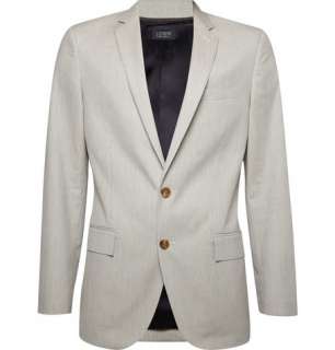    Suits  Suit separates  Ludlow Striped Cotton Suit Jacket