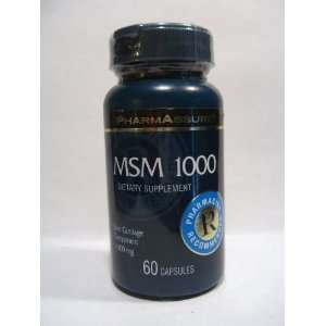  MSM 1000, Dietary Supplement, 60 capsules: Health 