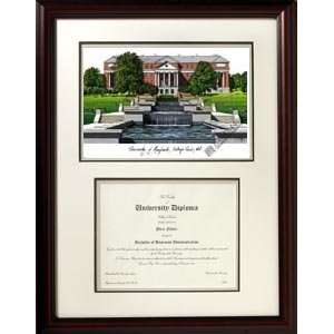    University of Maryland Scholar Diploma Frame: Sports & Outdoors