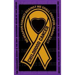  Childhood Cancer Ribbon Decal 4 X 7 Everything Else