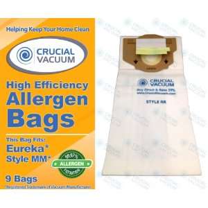 Eureka Style RR 9 Pack Allergen Filtration Vacuum Bags   Compare With 