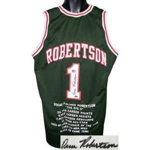    Oscar Robertson Signed Milwaukee Bucks Jersey Sports Collectibles