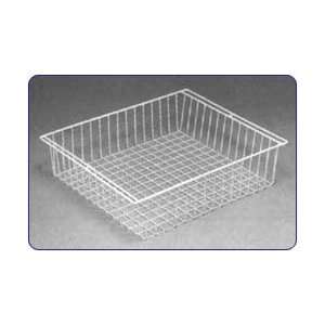   Hafele 15 inch pull out wire hamper, White