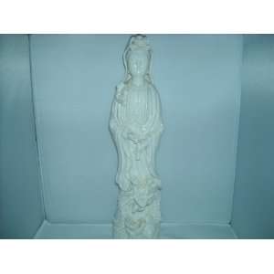  Chinese Goddess White Porcelain Statue New Everything 