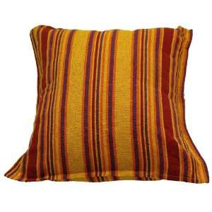  16 x 16 Handwoven Saffron Striped Hammock Square Cotton 