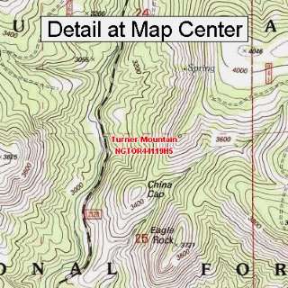   Map   Turner Mountain, Oregon (Folded/Waterproof)