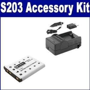  Nikon Coolpix S203 Digital Camera Accessory Kit includes 