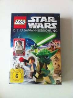 Lego Star Wars DVD Die Padawan Bedrohung m. excl. Figur  SELTEN in 