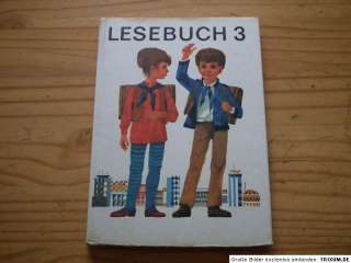 Lesebuch 3 Klasse Schulbuch DDR 1979 Top Zustand  