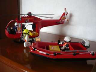 Playmobil SOS Helikopter mit Rettungsboot 4428 in Baden Württemberg 