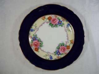 Aynsley B3029 Cobalt Blue Bread and Butter Plate  