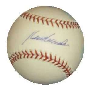  Kent Mercker autographed Baseball