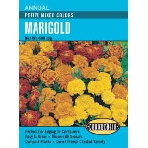  Marigold Petite Mixed Colors Seeds Patio, Lawn & Garden