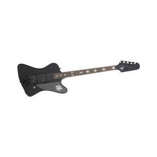 Epiphone Nikki Sixx Signature Blackbird Bass Guitar, Pitch Black Satin