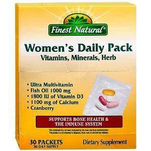  Finest Natural Multi Vitamin Womens Pouch Combo Pk, 30 ea 