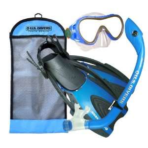   Snorkel/Hingeflex Junior Fins/Travel Bag  Sports