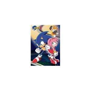  Sonic X: Sonic/Amy/Tails Wall Scroll GE9547: Home 