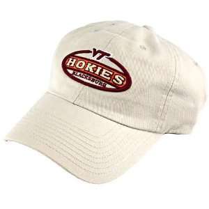    Virginia Tech Hokies Khaki Vintage Oval Hat