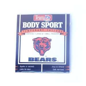  Chicago Bears Temporary Tattoos 2 Pack