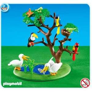  Playmobil Exotic Birds with Tree Toys & Games