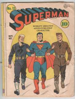 SUPERMAN NO. 12 1941 SIEGEL & SHUSTER DC COMICS  