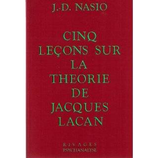   (Rivages/Psychanalyse) (French Edition) by Juan David Nasio (1992