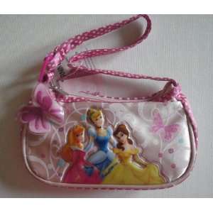  Disney Princess Pink Polka Dot Butterfly Purse: Toys 