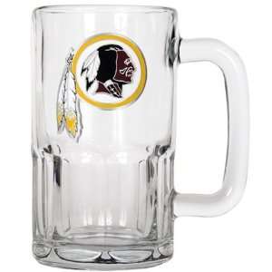    Washington Redskins Large Glass Beer Mug